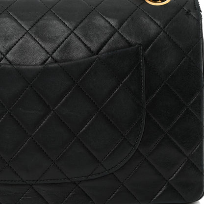 Chanel Lambskin Quilted Medium Double Flap Black 20 of 23