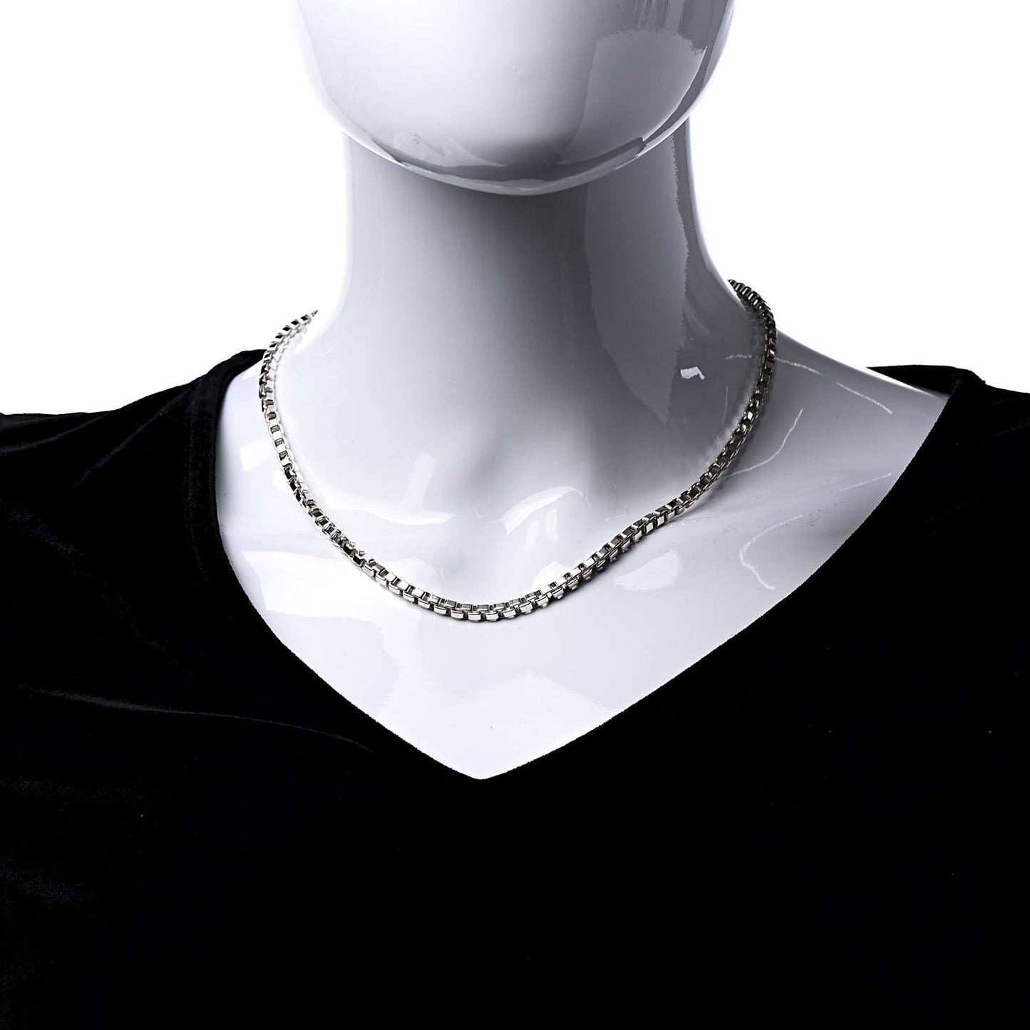 Sterling Silver 4mm Venetian Link Necklace