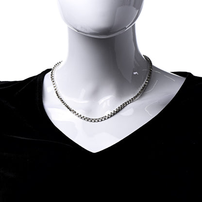 Tiffany Sterling Silver 4mm Venetian Link Necklace 2 of 5