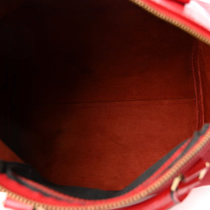 Louis Vuitton Epi Speedy 30 Castillan Red 5 of 9