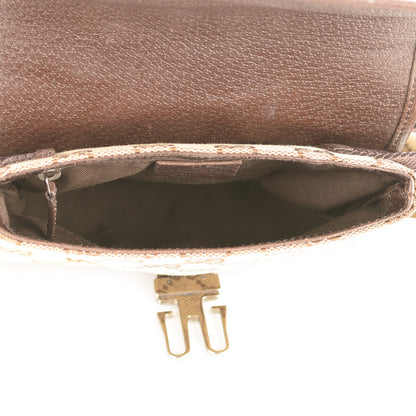 Gucci GG Monogram Buckle Belt Bag Dark Brown 5 of 7