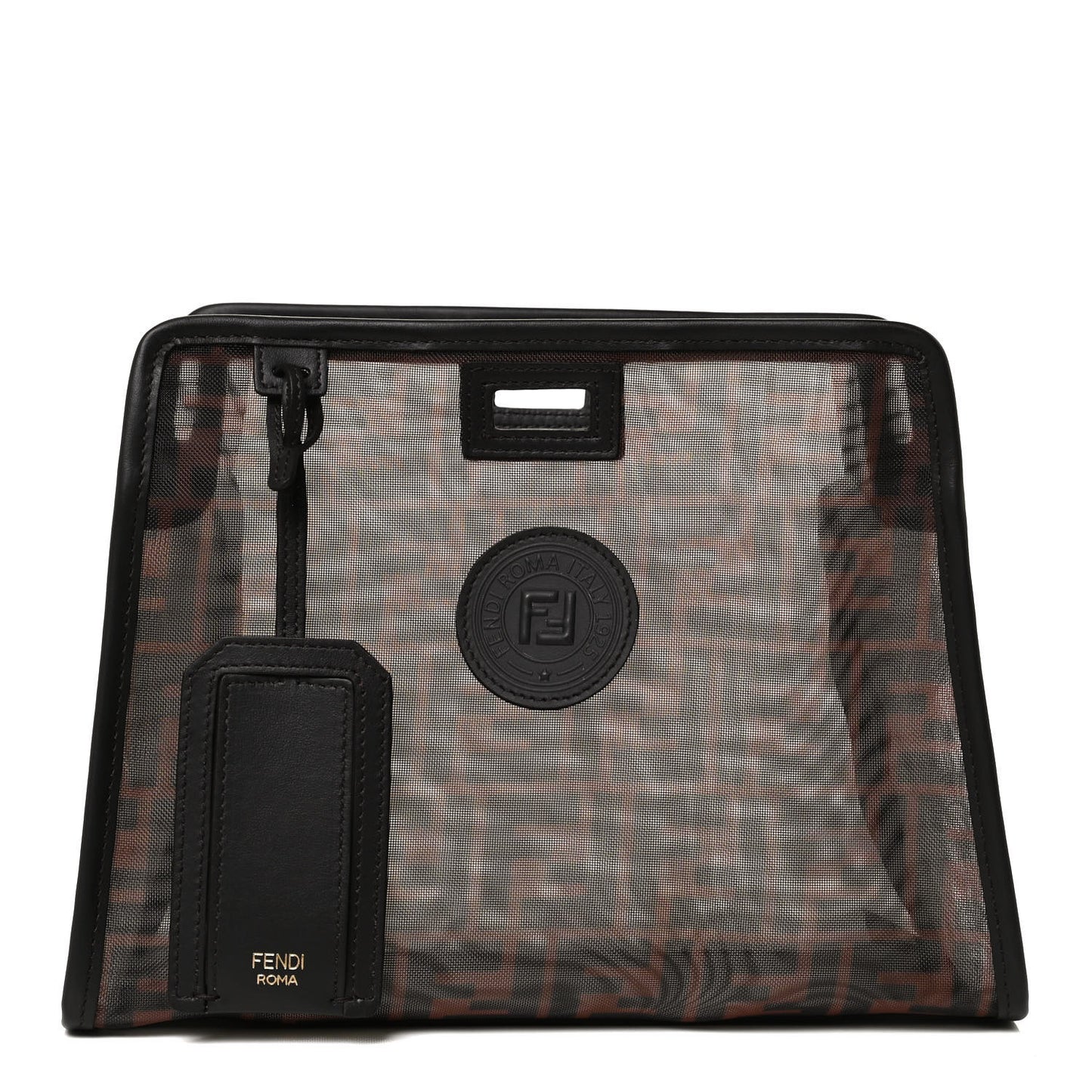 Mesh Vitello Century FF 1974 Mini Peekaboo Defender Cover Marrone Black Ebano