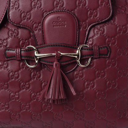 Gucci Soft Guccissima Medium Emily Hobo Classic Ruby 9 of 9