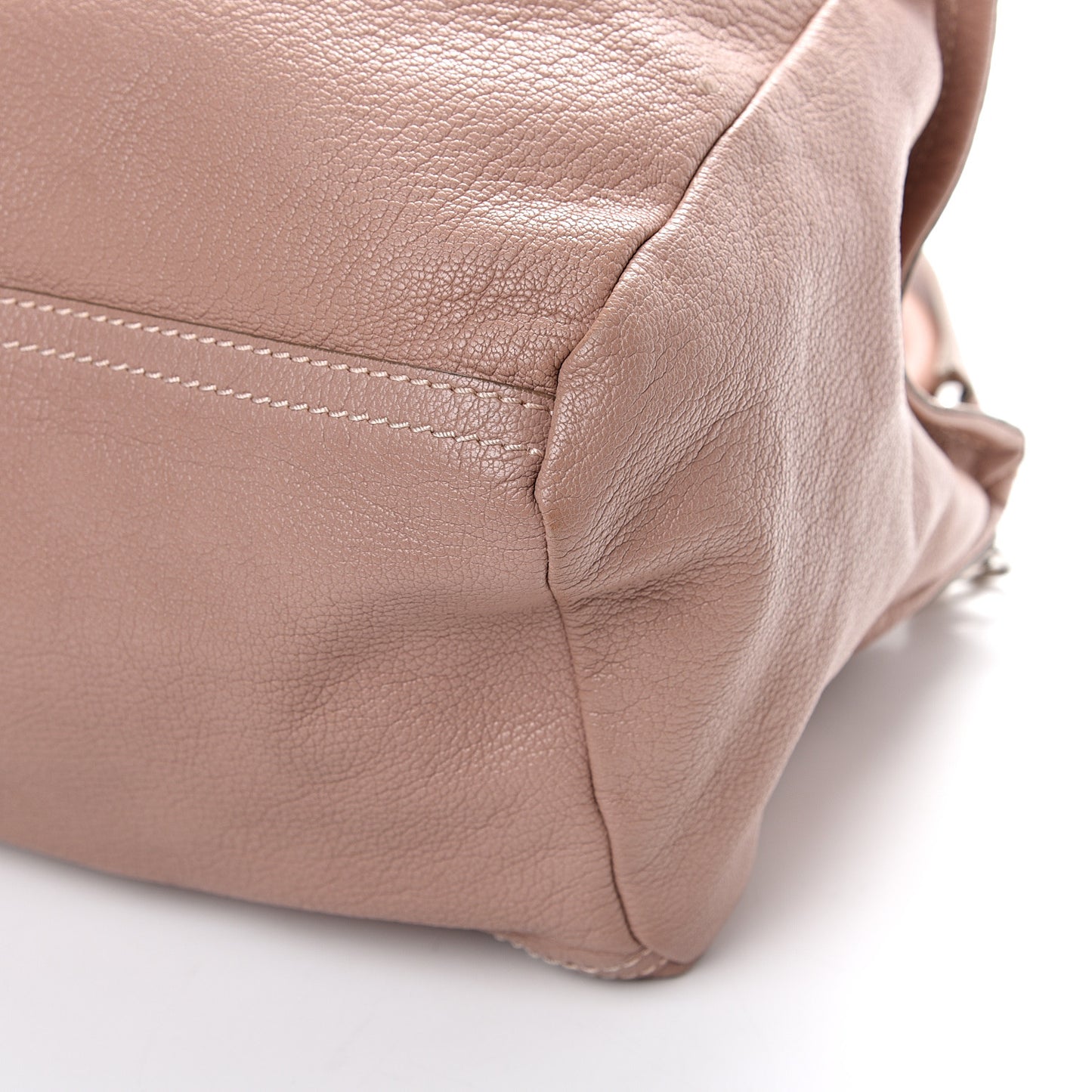 Sugar Goatskin Large Pandora Beige