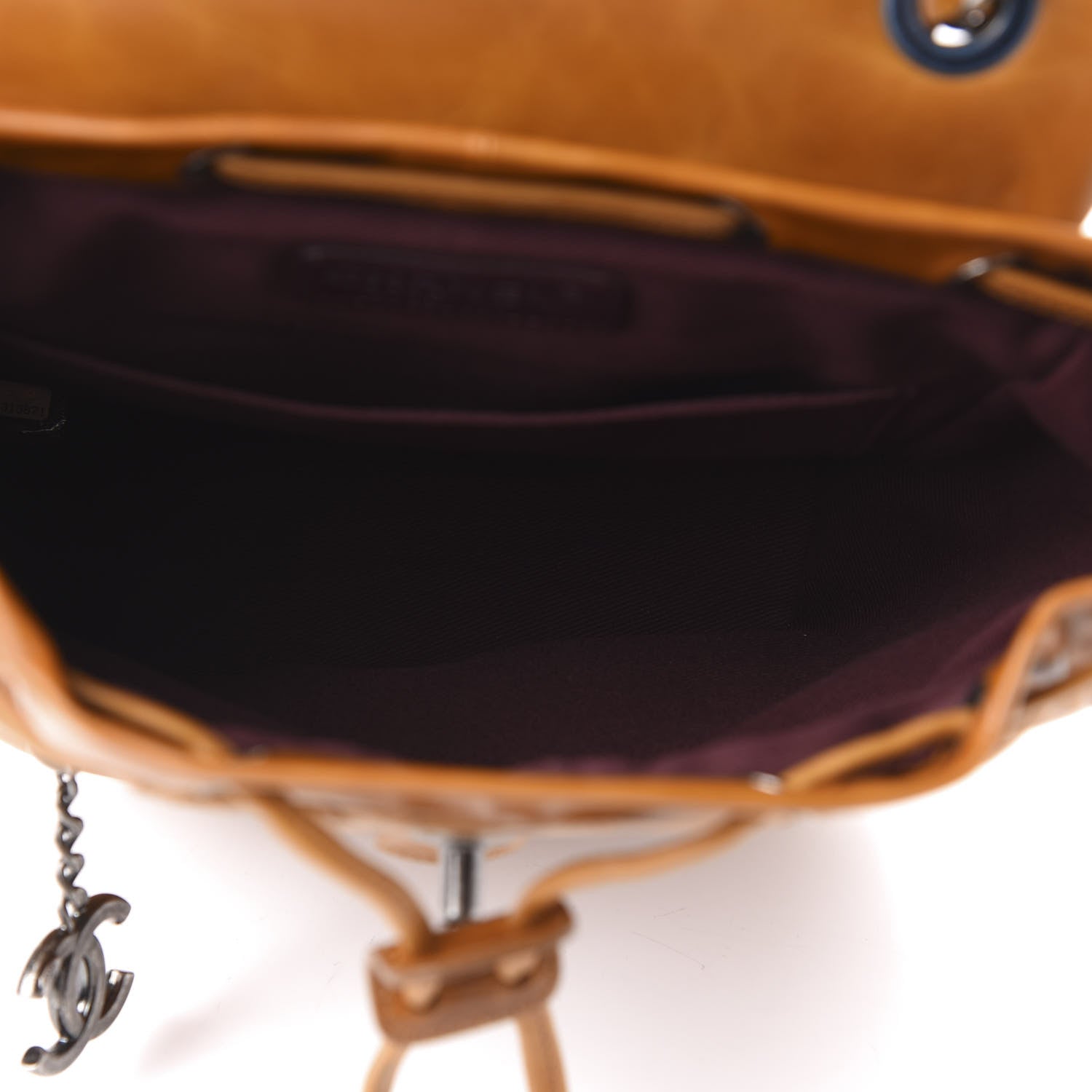 Chanel Glazed Calfskin Quilted Small Salzburg Backpack Brown 4 of 8