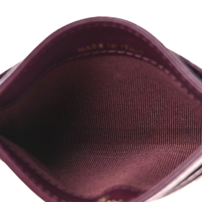 Chanel Caviar Quilted Card Holder Burgundy 5 of 11