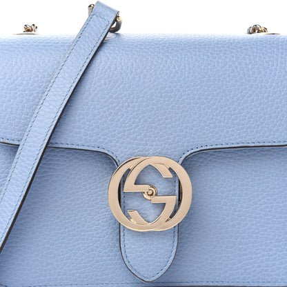 Gucci Dollar Calfskin Small Interlocking G Shoulder Bag Mineral Blue 11 of 11