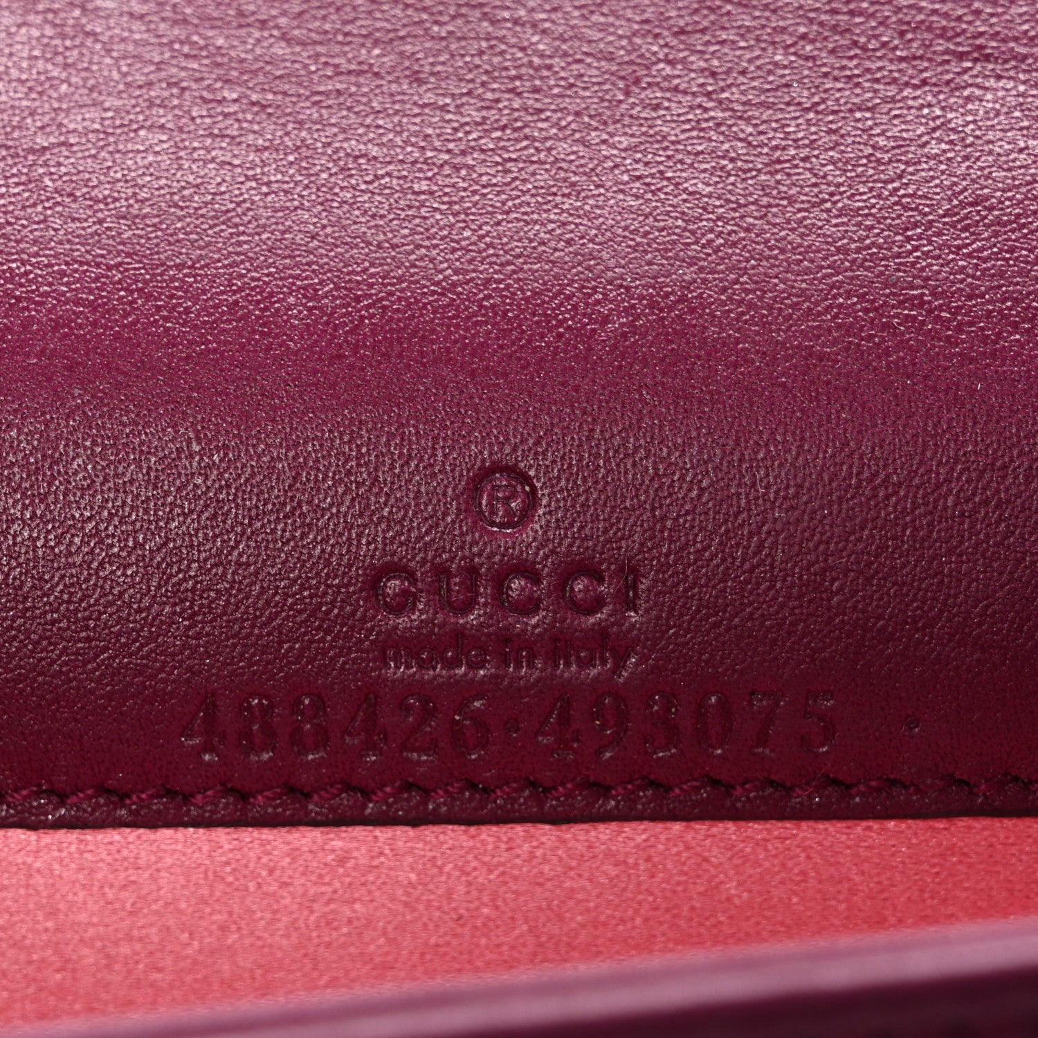 Gucci Velvet Matelasse GG Marmont Mini Bag Fuchsia Violet Cyclamen 6 of 9