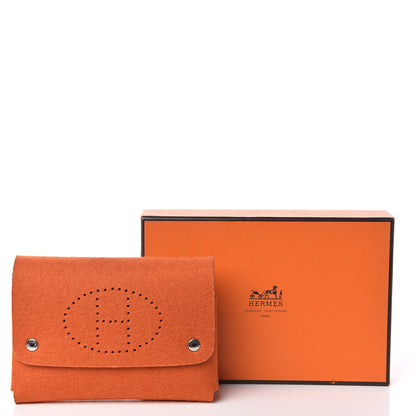 Hermes Felt Mises et Relances Playing Cards Holder Orange 10 of 10