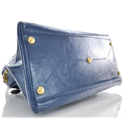 Saint Laurent Patent Majorelle Blue 6 of 10
