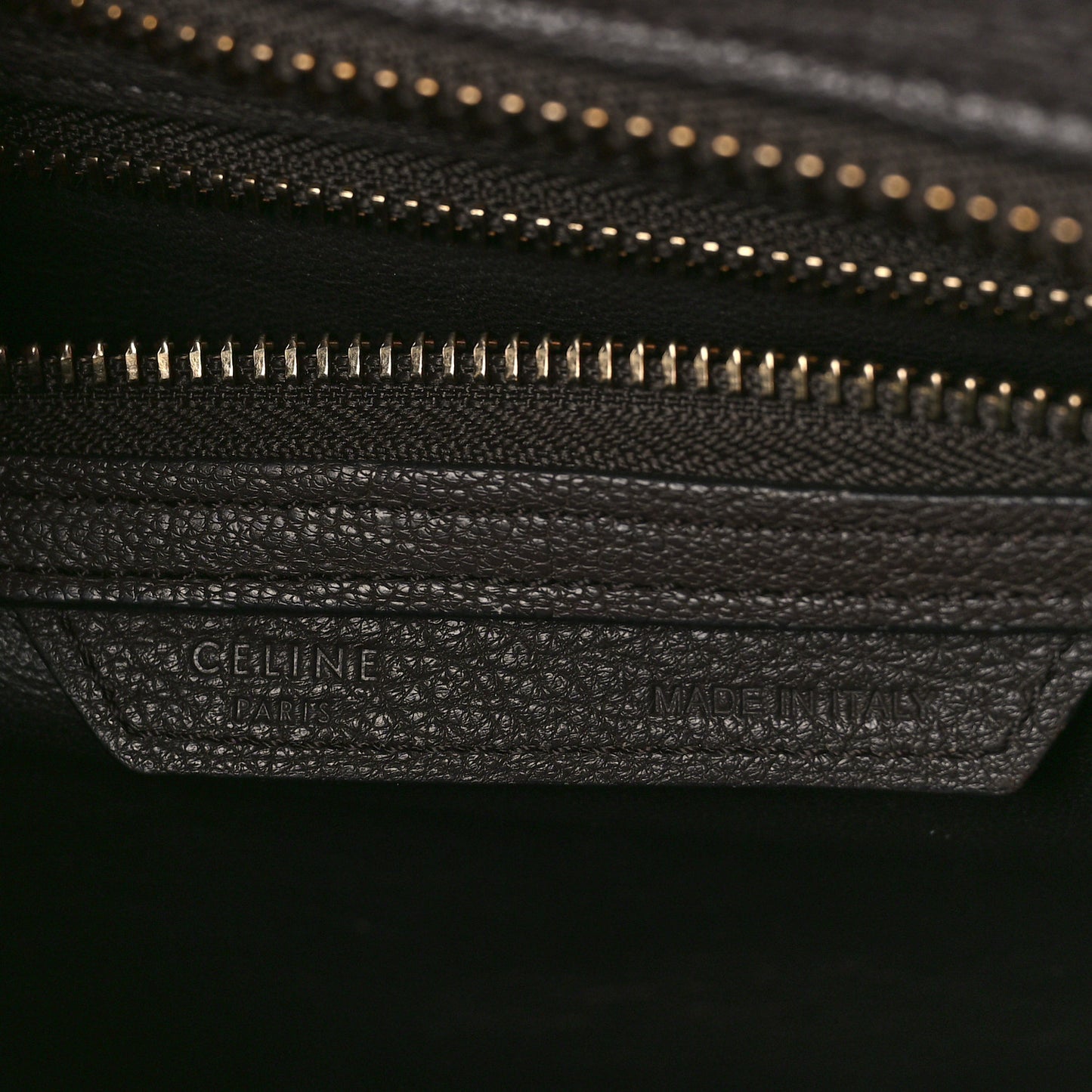 Goatskin Micro Luggage Dark Taupe