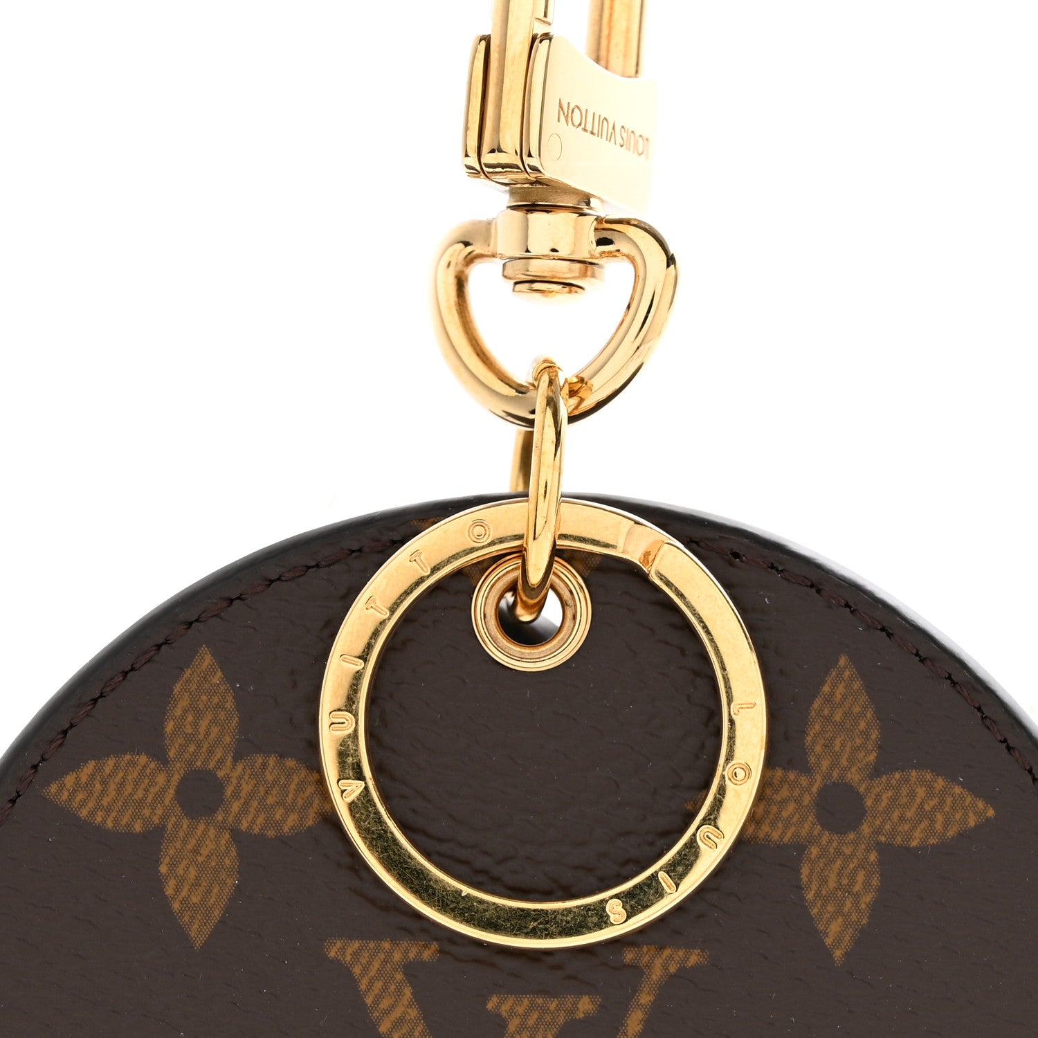 Louis Vuitton Monogram Reverse Key Holder Bag Charm 4 of 5