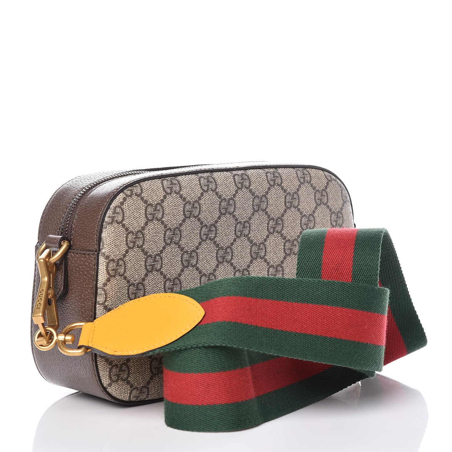 GG Supreme Monogram Web Neo Vintage Shoulder Bag Beige New Acero Crop