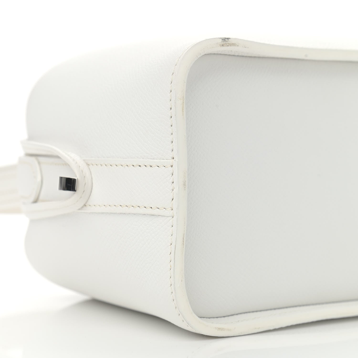 Hermes Epsom Top Handle Bag White 9 of 12