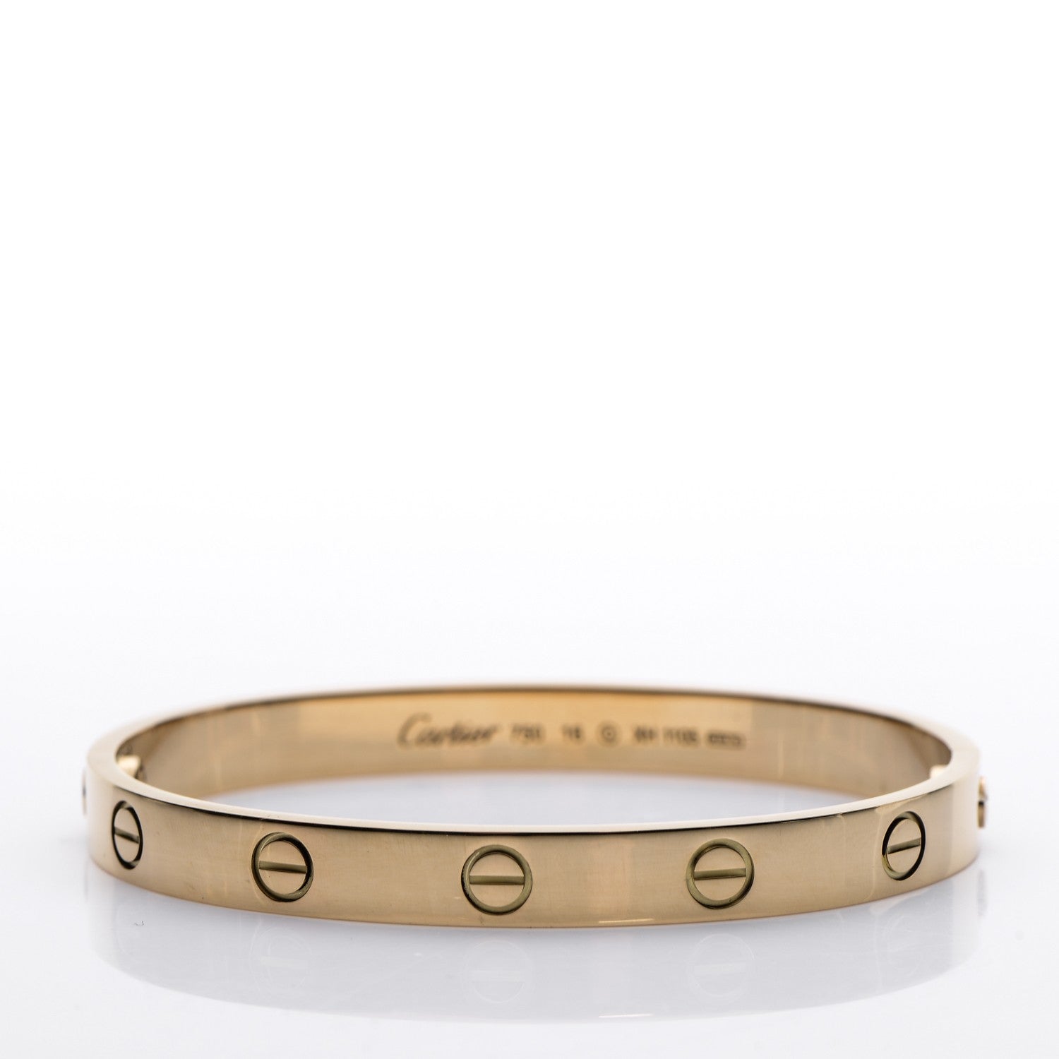 Cartier 18K Yellow Gold LOVE Bracelet 16 3 of 6