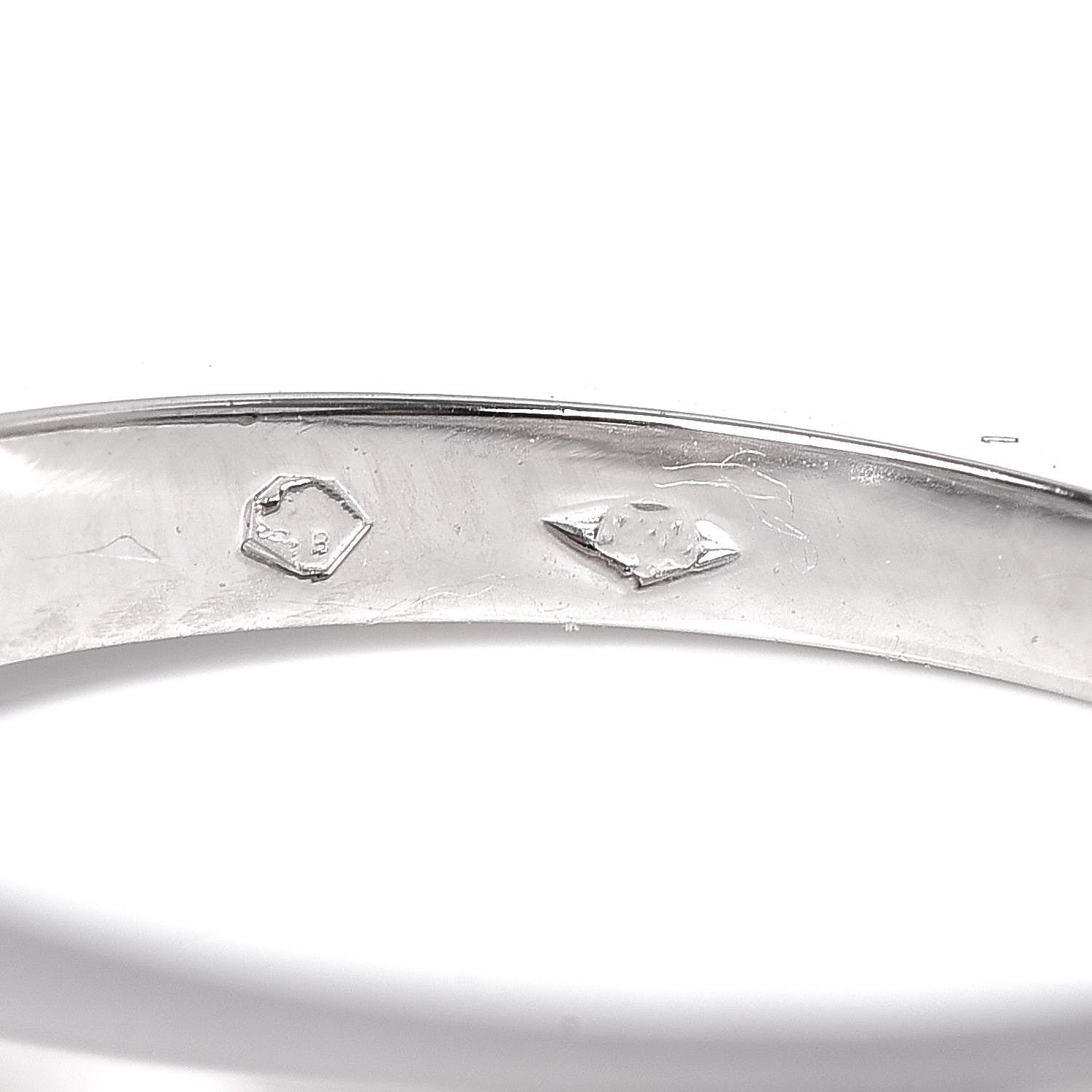 Cartier Platinum .53ct Diamond Solitaire Engagement Ring 48 4.5 7 of 8
