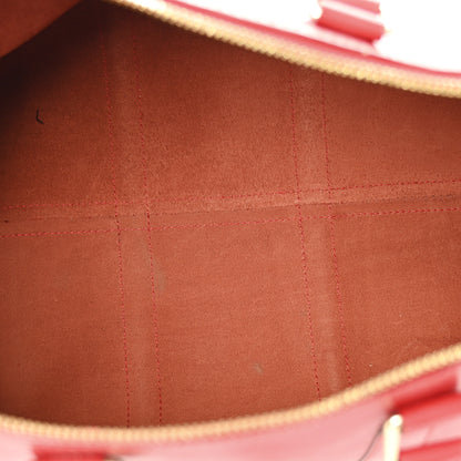 Louis Vuitton Epi Keepall 45 Castillan Red 4 of 14