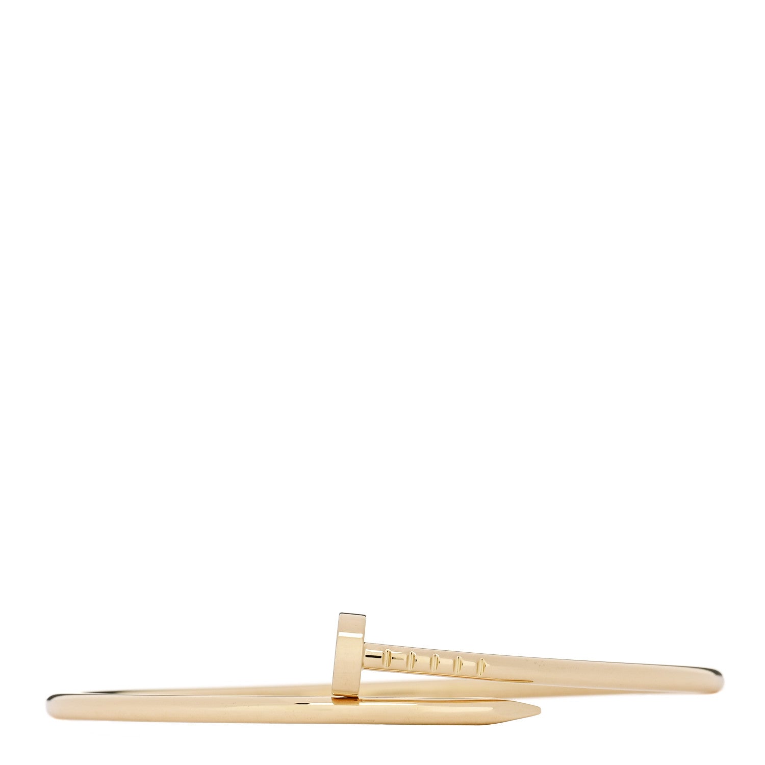 Cartier 18K Yellow Gold Small Juste Un Clou Bracelet 17 1 of 5