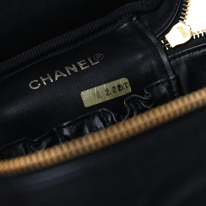 Chanel Caviar Cosmetic Vanity Bag Black 9 of 10