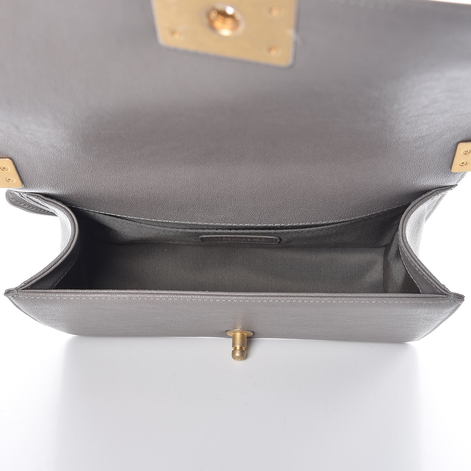 Chanel Caviar Quilted Medium Boy Flap Grey 5 of 7