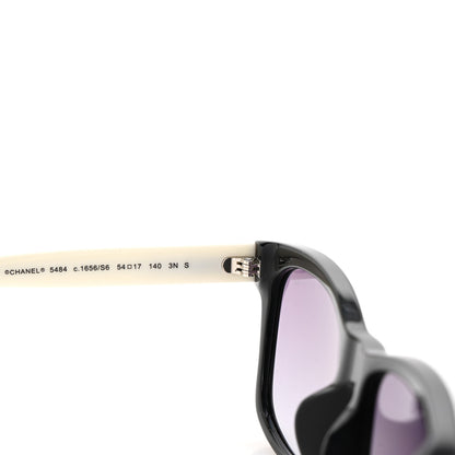 Chanel Acetate Quilted CC Square Sunglasses 5484 White Black 11 of 14
