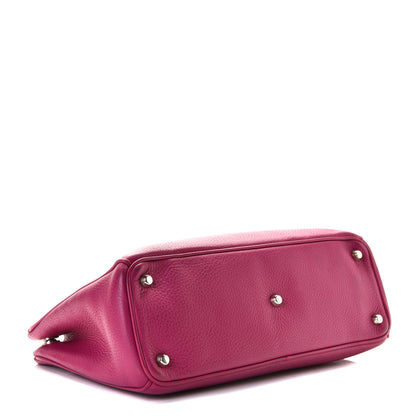 Christian Dior Calfskin Medium Diorissimo Bag Toxic Purple 7 of 14