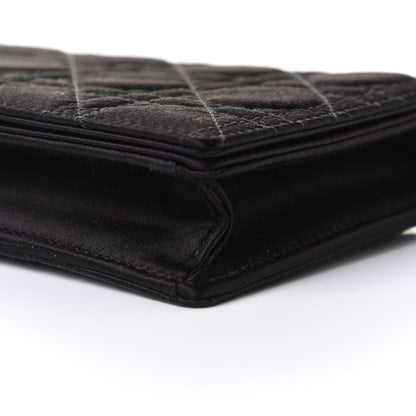 Christian Dior Satin Cannage Lady Dior Convertible Clutch Black 10 of 10