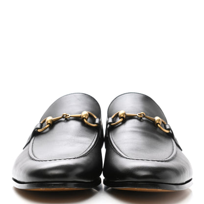 Gucci Calfskin Horsebit Mens Jordaan Loafers 8 Black 2 of 8