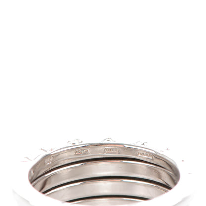 Bulgari 18K White Gold B.Zero1 Four-Band Ring 62 10 4 of 6