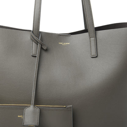 Saint Laurent Calfskin Large Shopping Tote Pebble 19 of 19