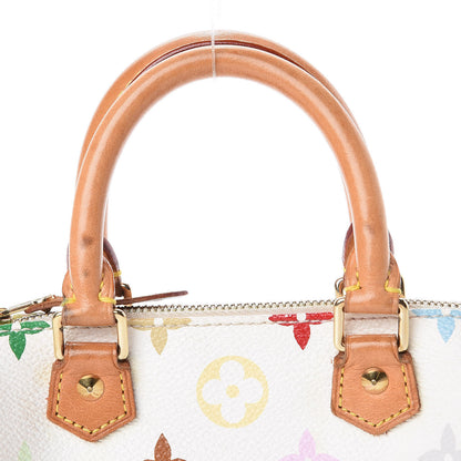 Louis Vuitton Monogram Multicolor Mini Sac HL Speedy White 8 of 10