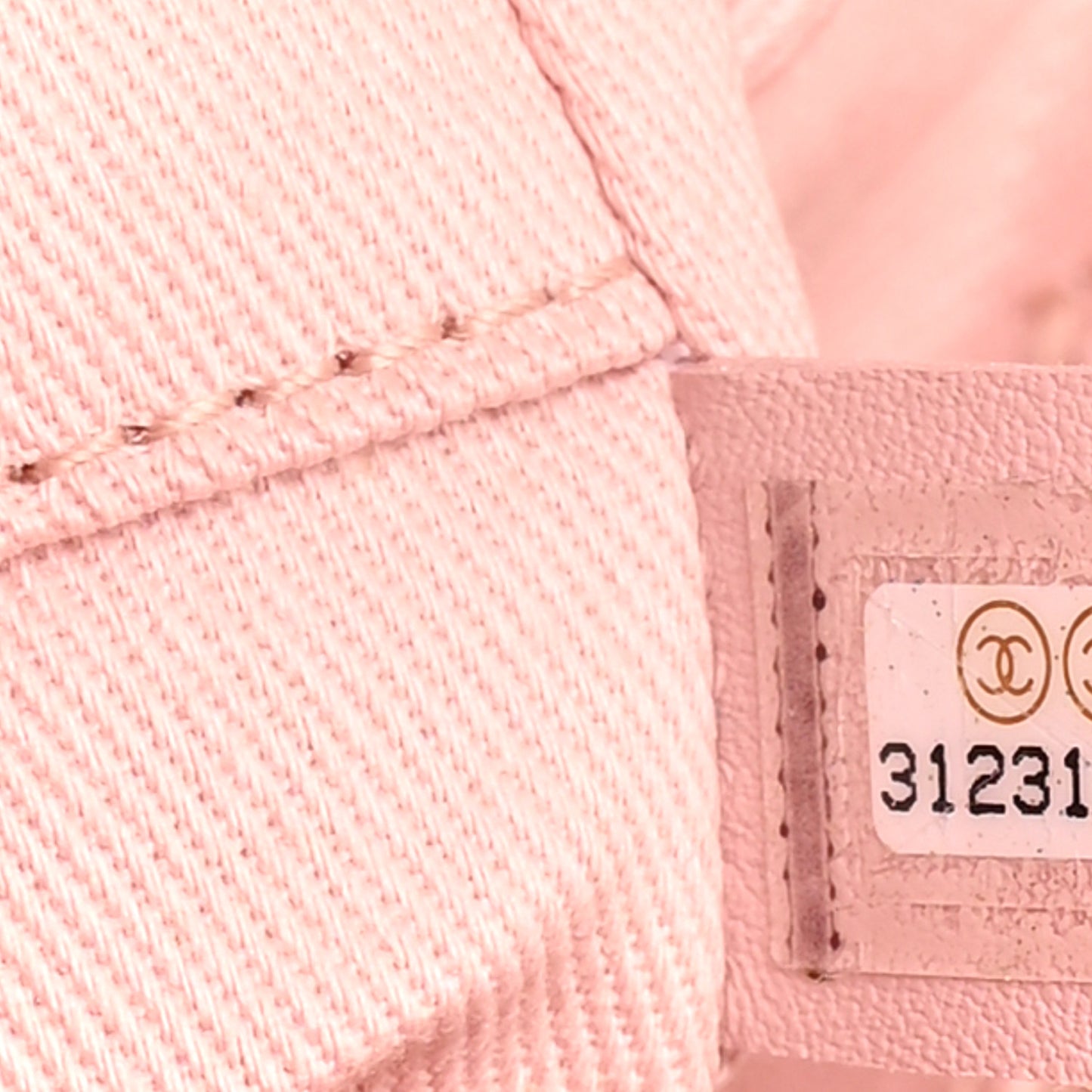 Lurex Boucle Mini Deauville Tote Pink
