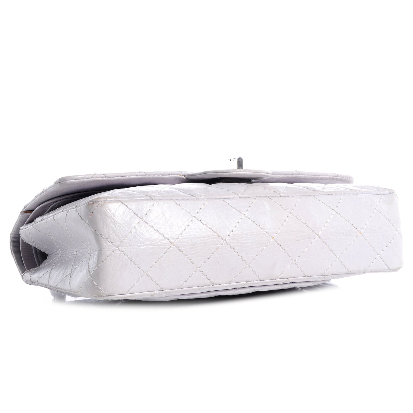 Aged Calfskin 50th Anniversary 2.55 Reissue 225 Flap White