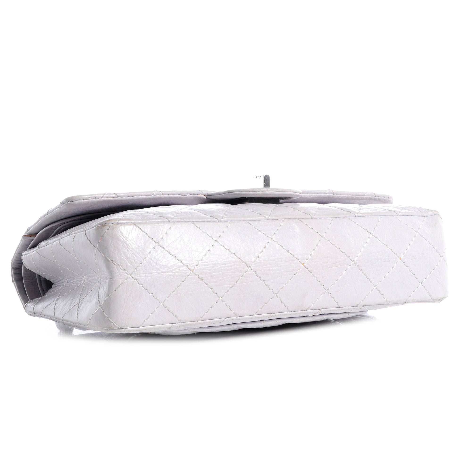 Chanel Aged Calfskin 50th Anniversary 2.55 Reissue 225 Flap White 4 of 8