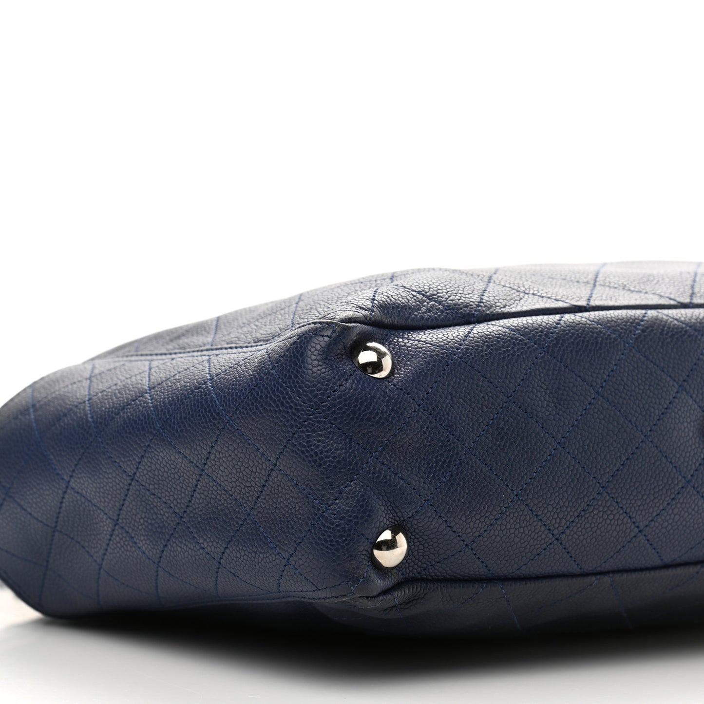 Caviar Stitched Large CC Pocket Hobo Navy