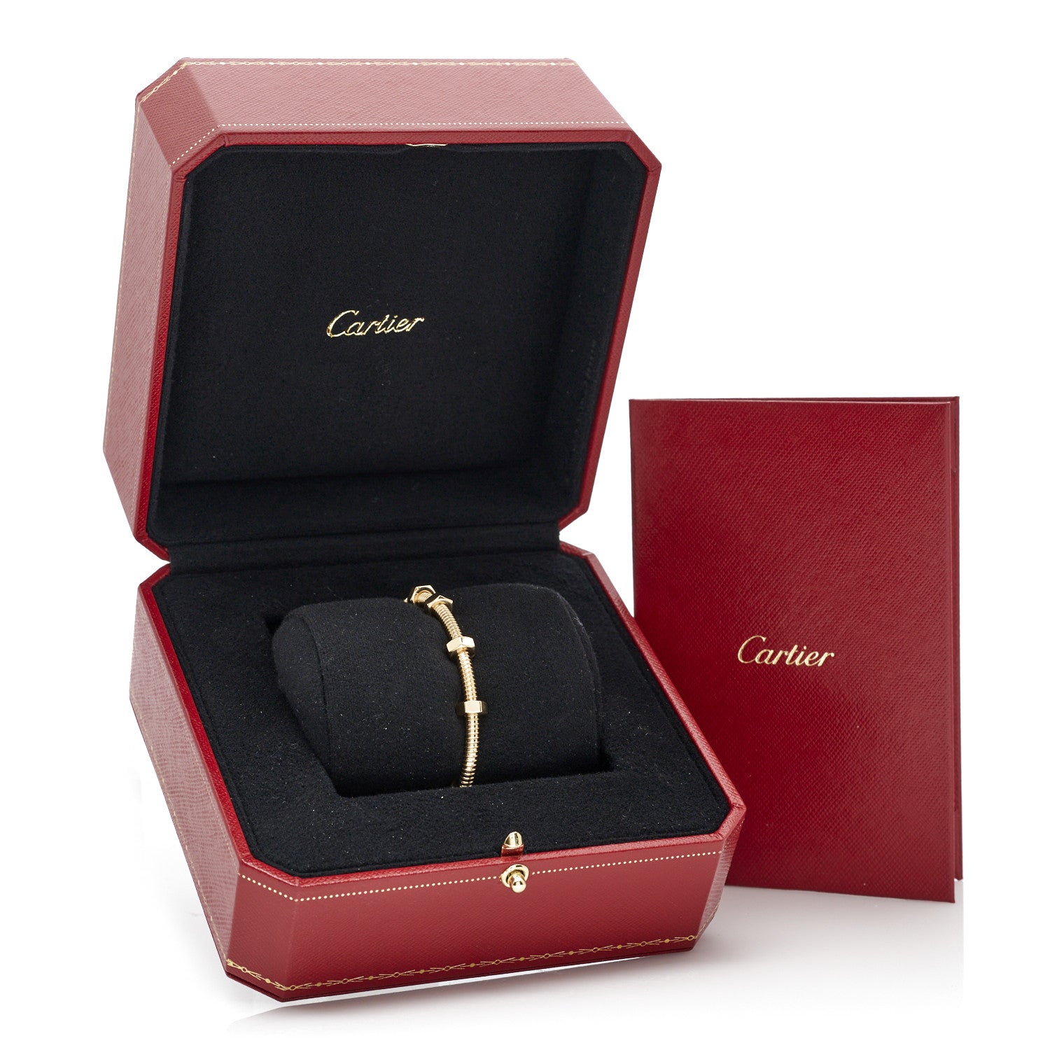 Cartier 18K Yellow Gold Ecrou de Cartier Bracelet 16 4 of 4