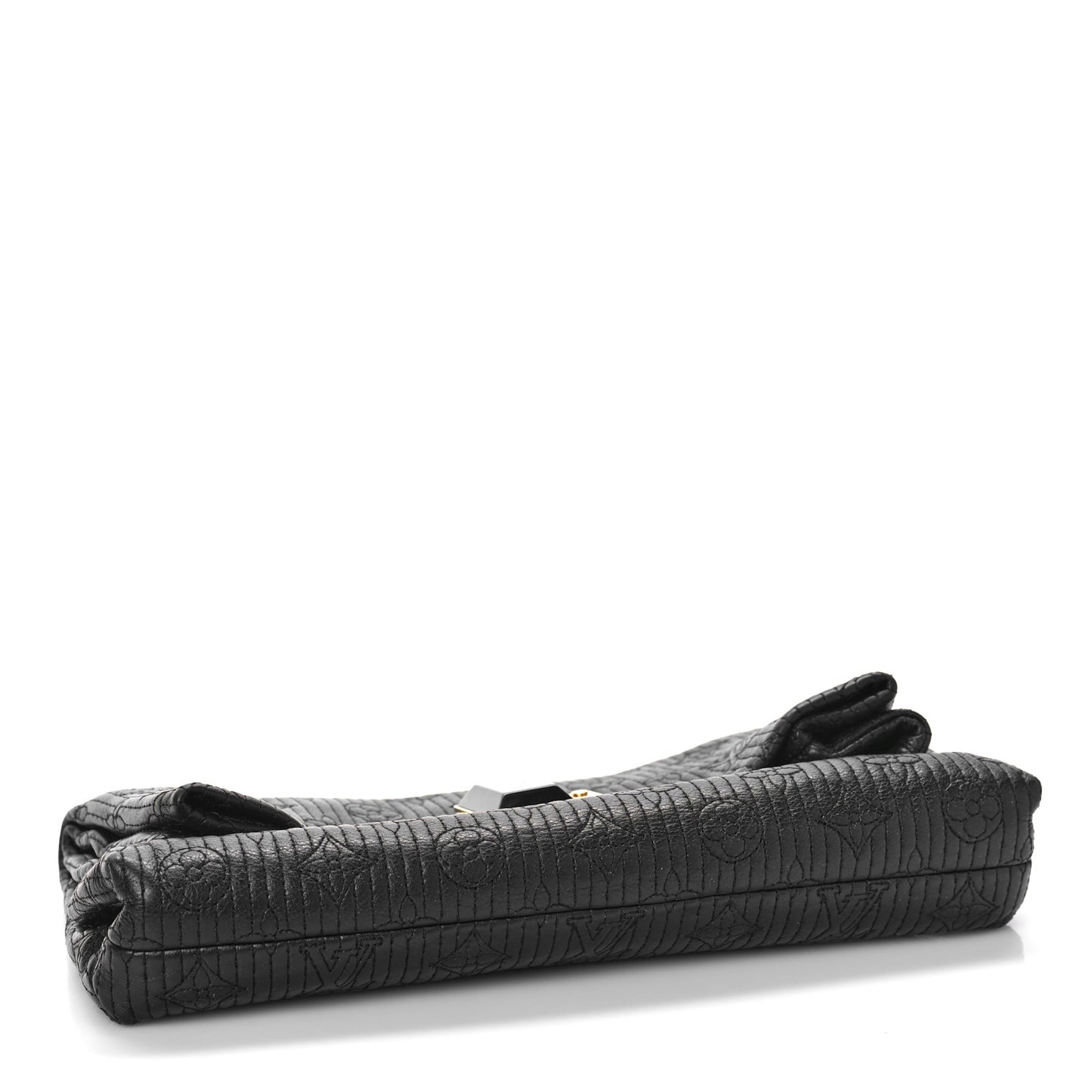 Calfskin Quilted Monogram Altair Clutch Black