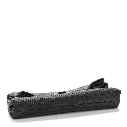 Louis Vuitton Calfskin Quilted Monogram Altair Clutch Black 5 of 9
