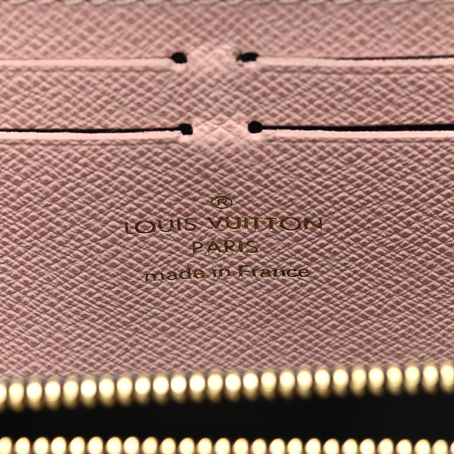 Louis Vuitton Damier Ebene Clemence Wallet Rose Ballerine 6 of 7