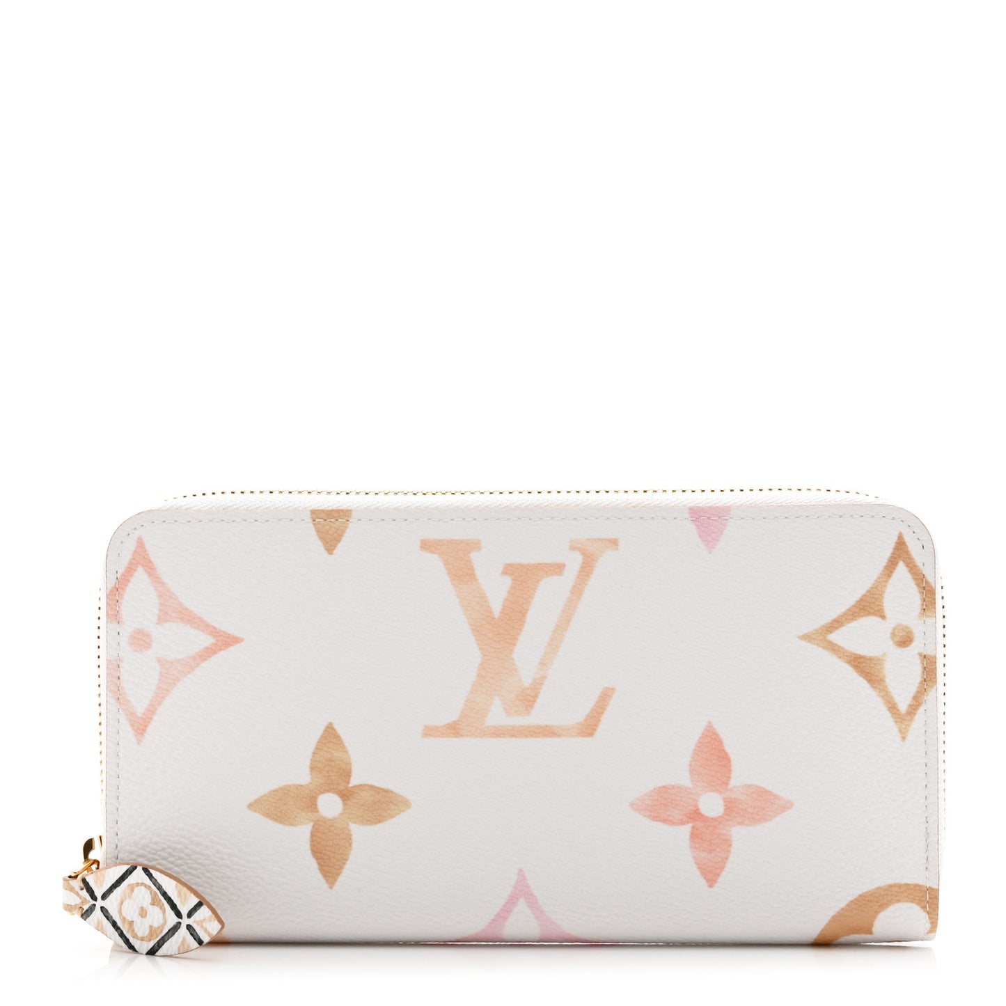 Monogram Giant By The Pool Zippy Wallet Resort Beige