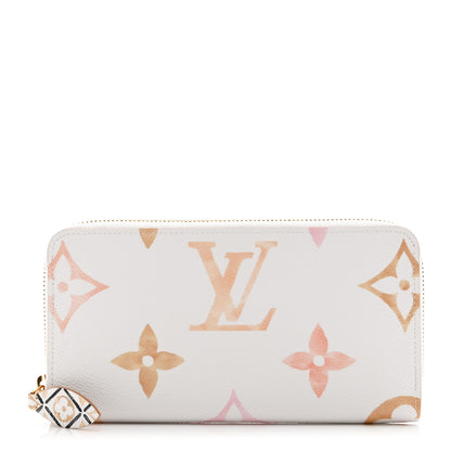 Louis Vuitton Monogram Giant By The Pool Zippy Wallet Resort Beige 1 of 6