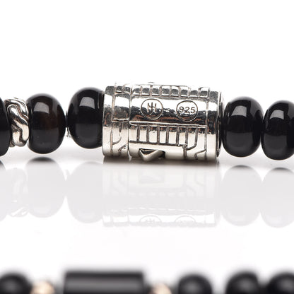 John Hardy Sterling Silver Banded Agate Classic Chain Bead Bracelet 4 of 6
