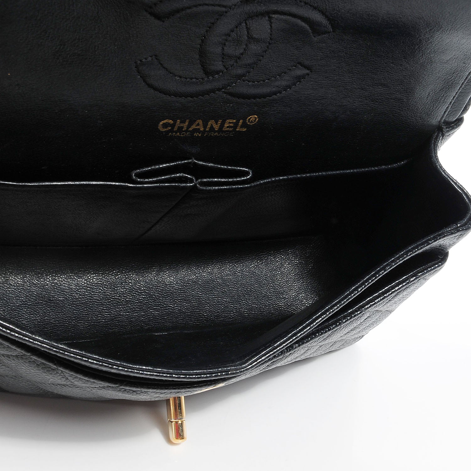 Chanel Caviar Quilted Small Double Flap Black 7 of 8