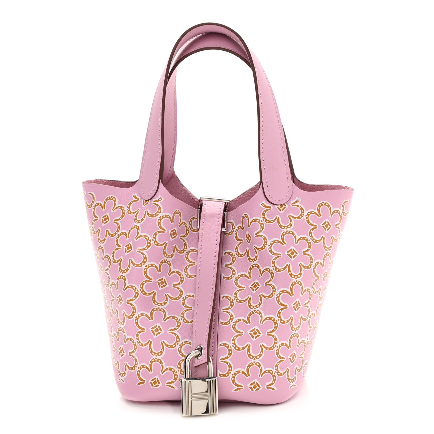 Hermes Swift Micro Lucky Daisy Picotin Lock Mauve Sylvestre 1 of 11
