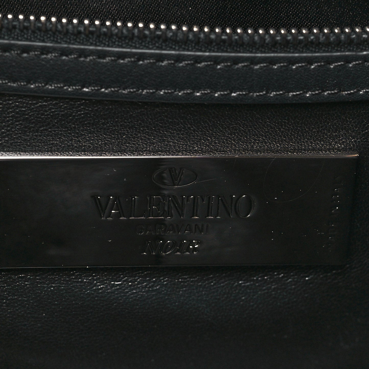 Vitello Medium Glam Lock Rockstud Flap Black