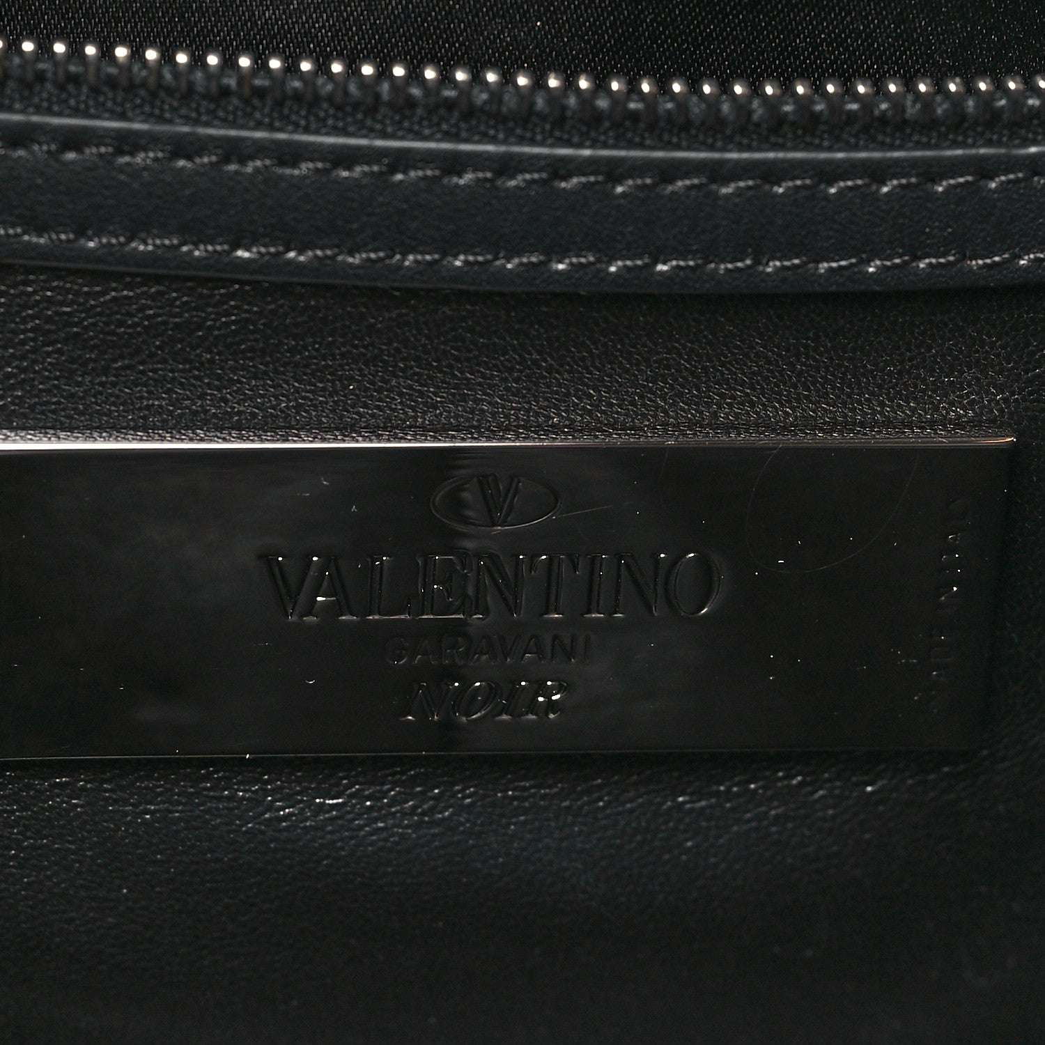 Valentino Garavani Vitello Medium Glam Lock Rockstud Flap Black 6 of 9