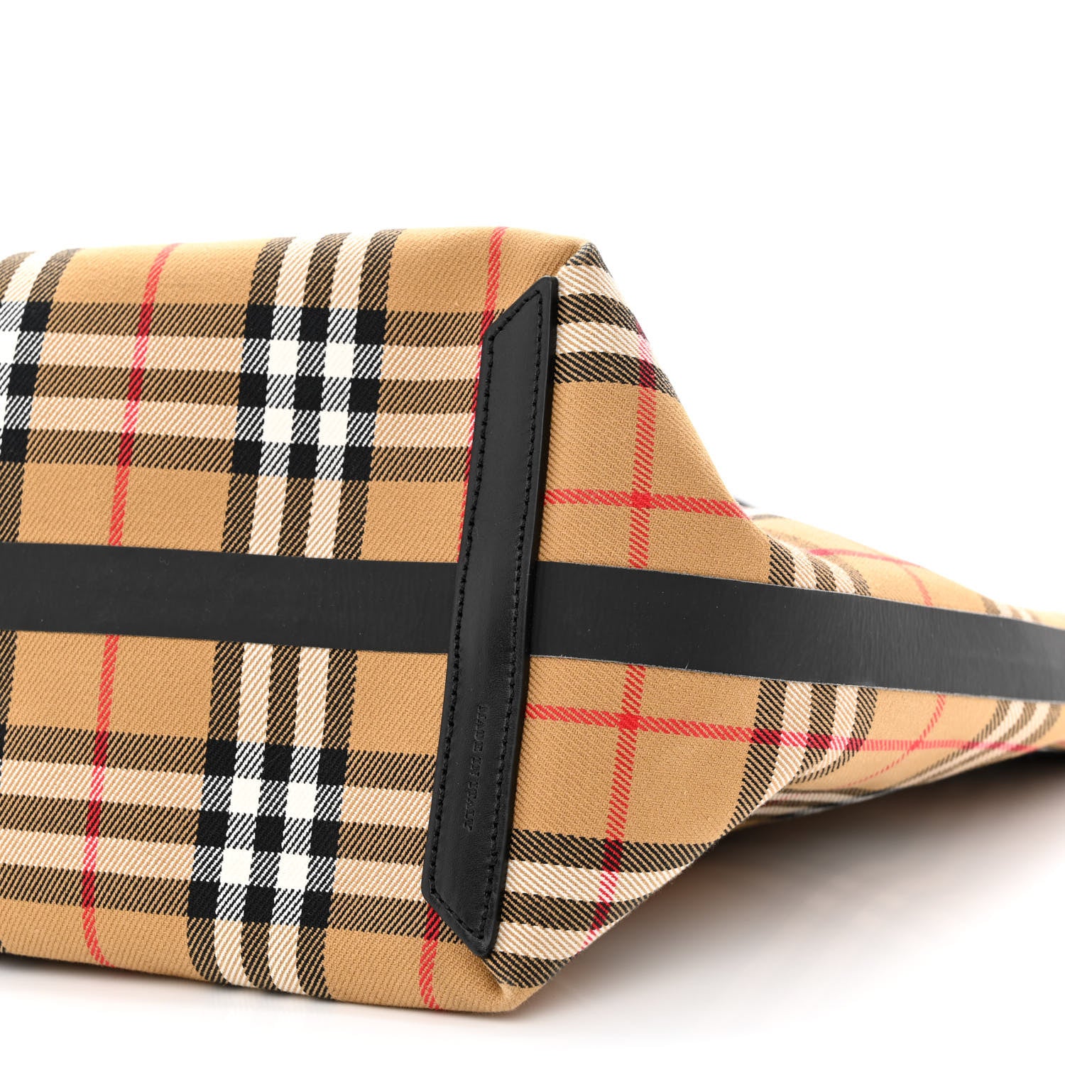 Burberry Vintage Check Medium The Giant Reversible Tote Antique Yellow Bright Red 11 of 20