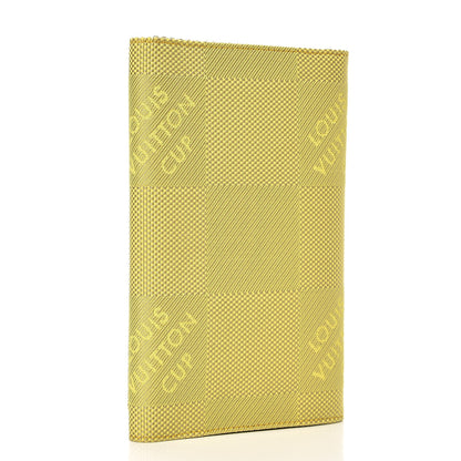 Louis Vuitton Damier Geant Americas Cup Organizer Wallet Yellow 3 of 9
