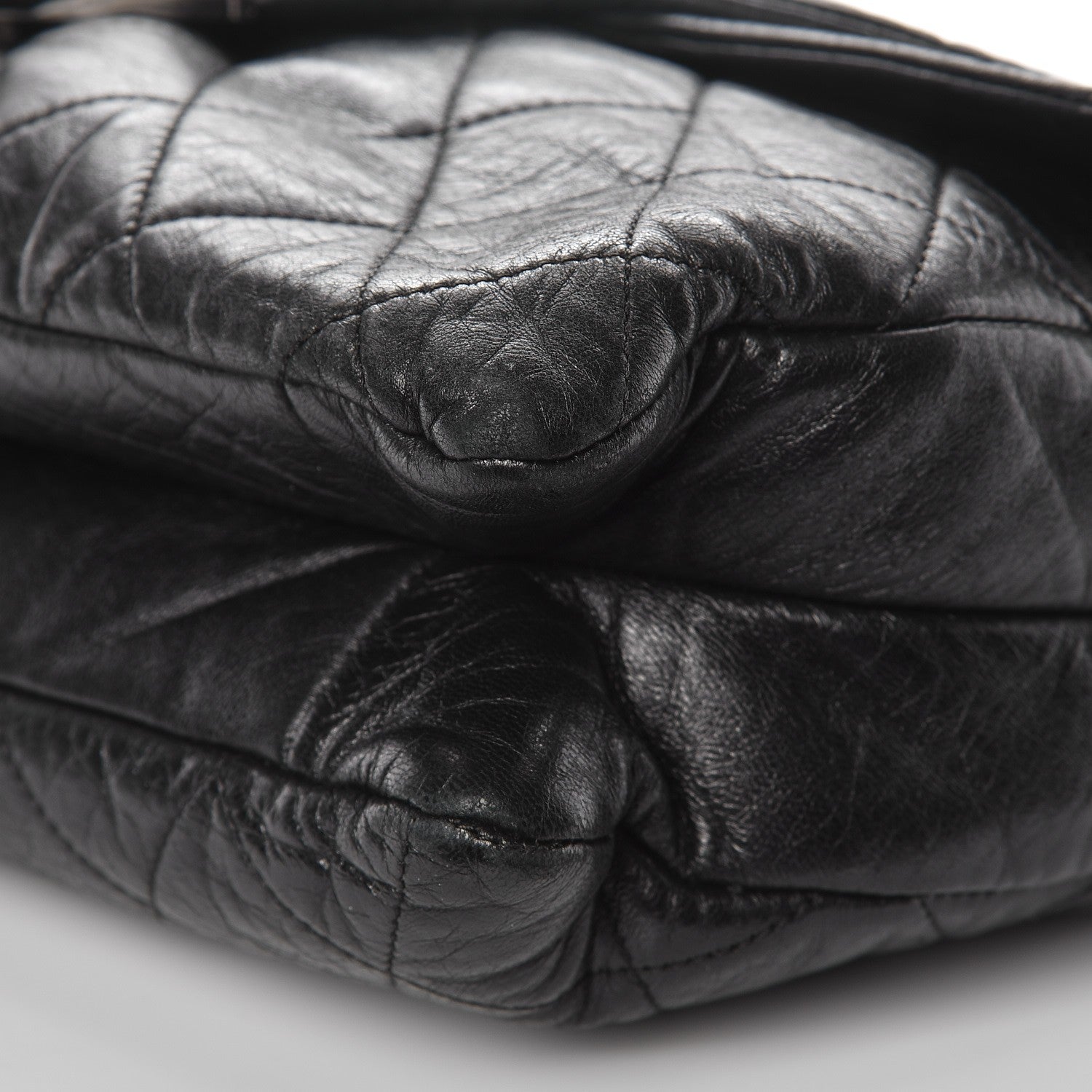 Chanel Lambskin Quilted Padded Envelope Flap Black 12 of 12