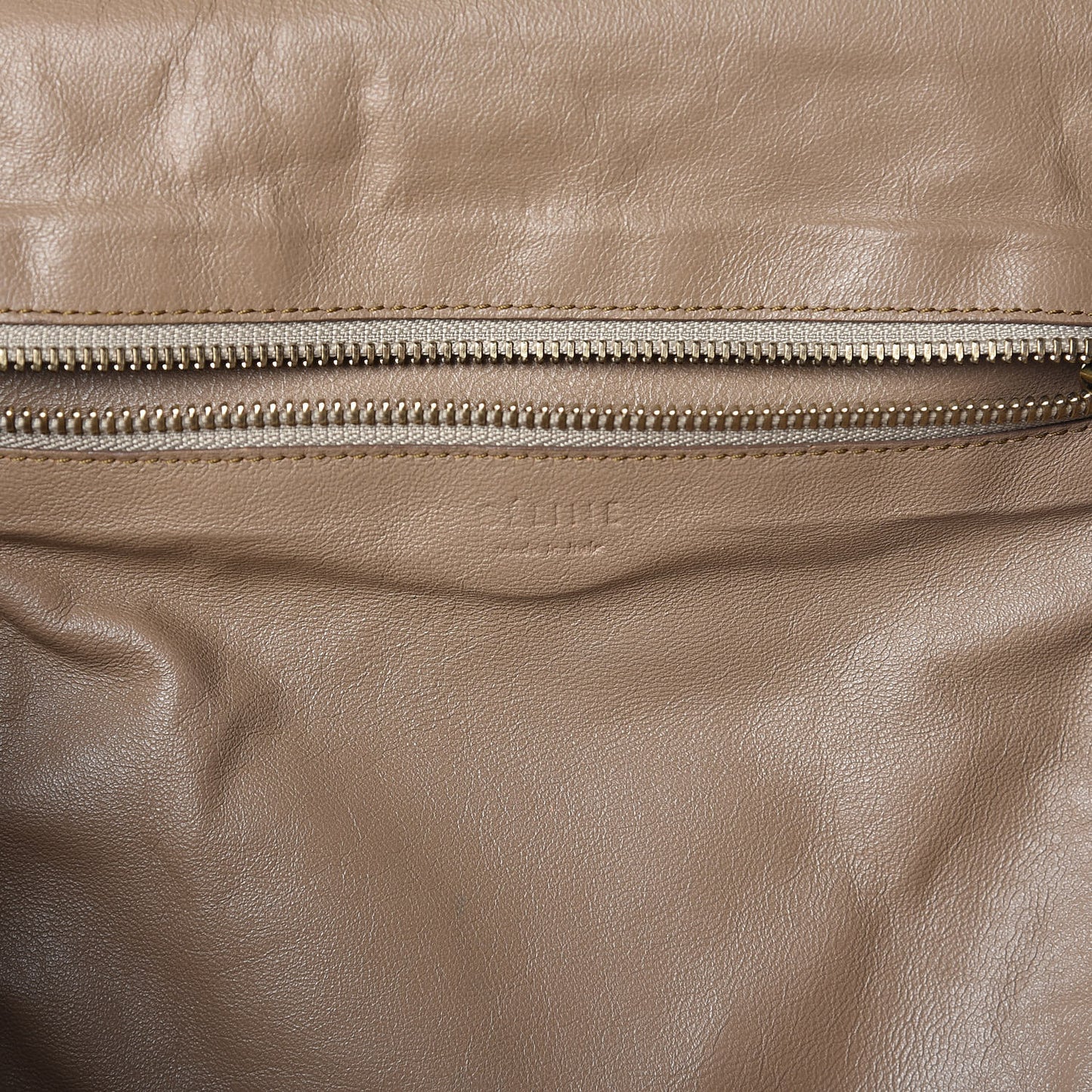 Smooth Calfskin Mini Luggage Camel